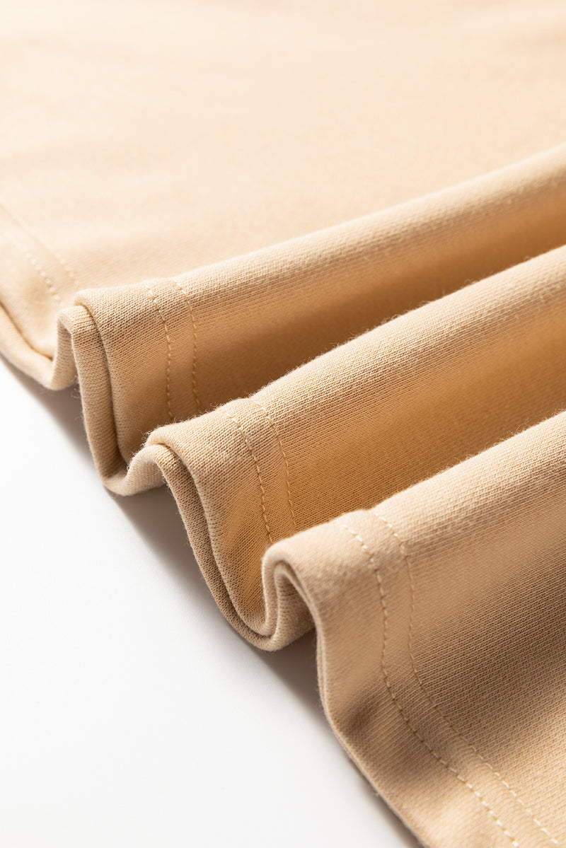 Exposed Seam Floral Mixed Patchwork Relaxed Plus Size Top