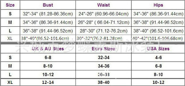 Sexy Bikini Backless Multi-color Split Swimsuit For Women