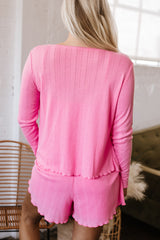 Delicate Texture Cropped Cami Shorts and Cardigan 3pcs Lounge Set