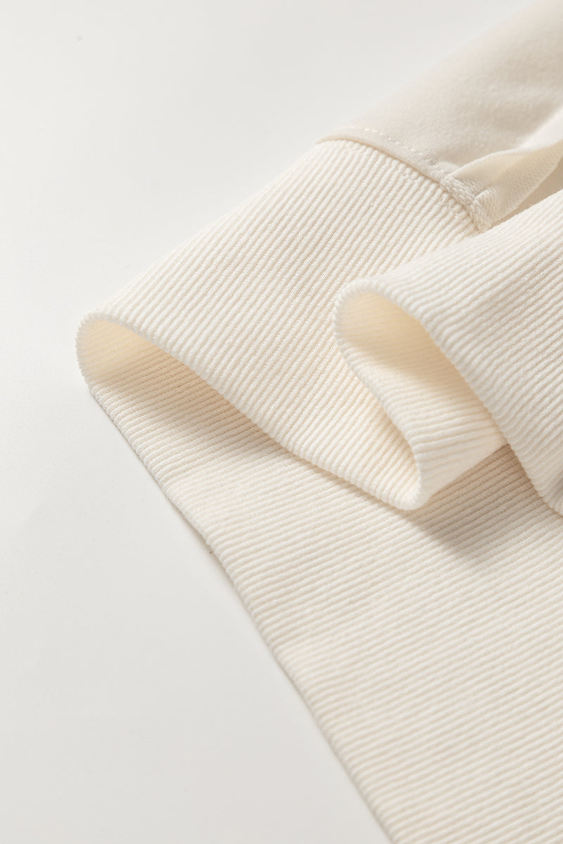 Contrast Plaid Long Sleeve Exposed Seam Patchwork Top