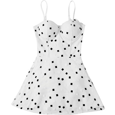 Sexy squares design Swimdress