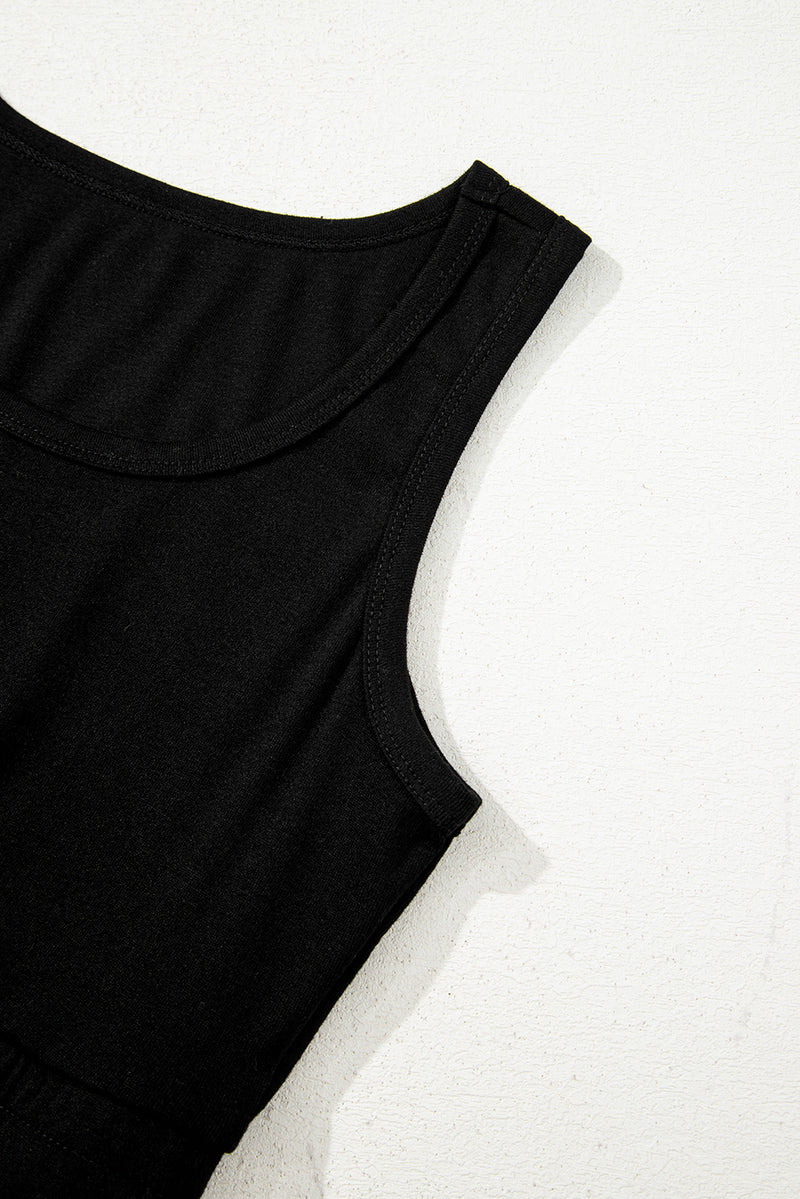 Crop Tank Top Shorts with Cardigan Lounge Set