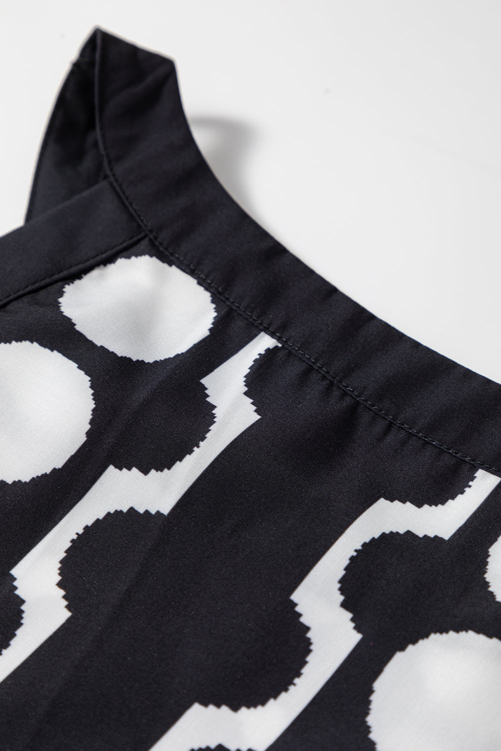 Abstract Dot Flower Print Tank Top