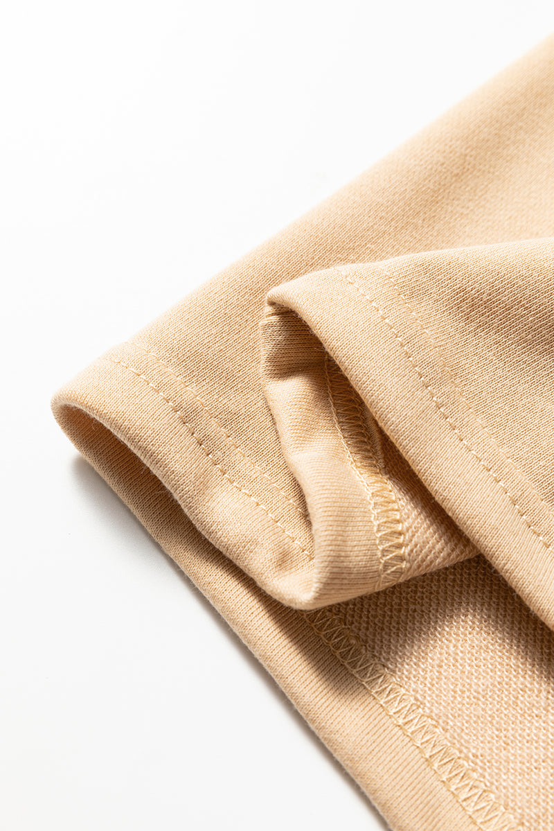 Exposed Seam Floral Mixed Patchwork Relaxed Plus Size Top