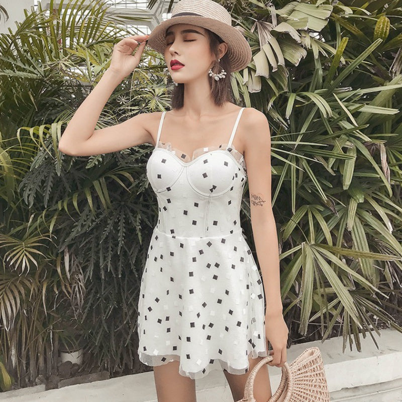 Sexy squares design Swimdress