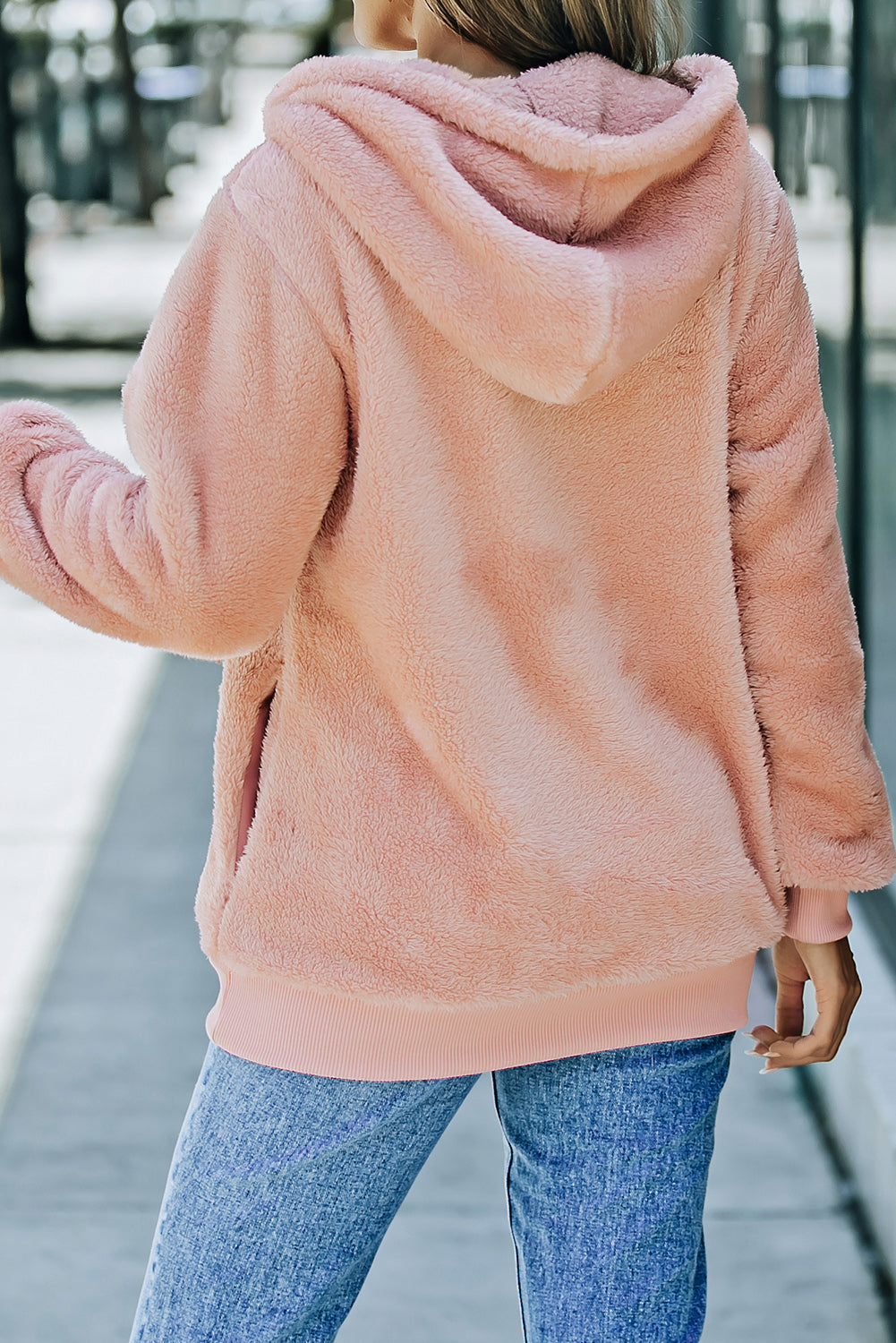 Warm Furry Pullover Hoodie