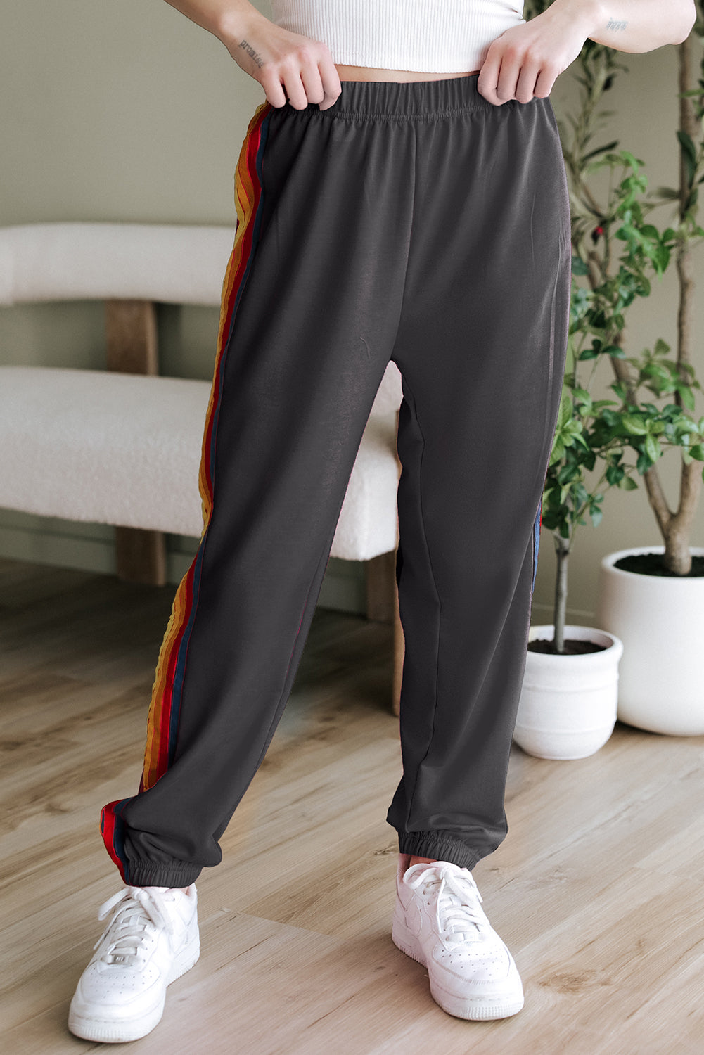 Counting Rainbows High Waist Sweatpants