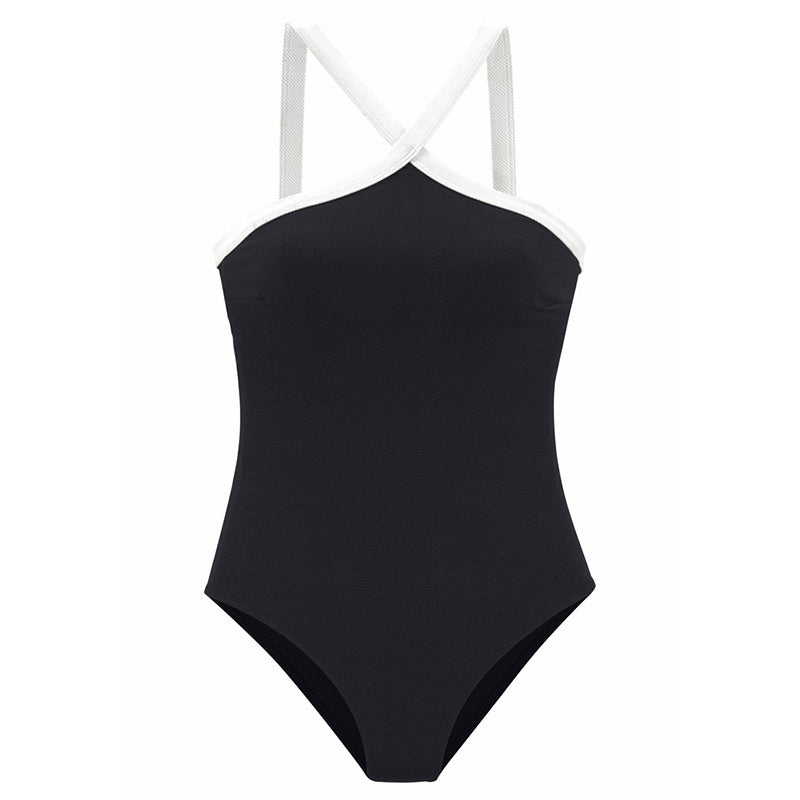 Women's Halter backless one-piece swimsuit
