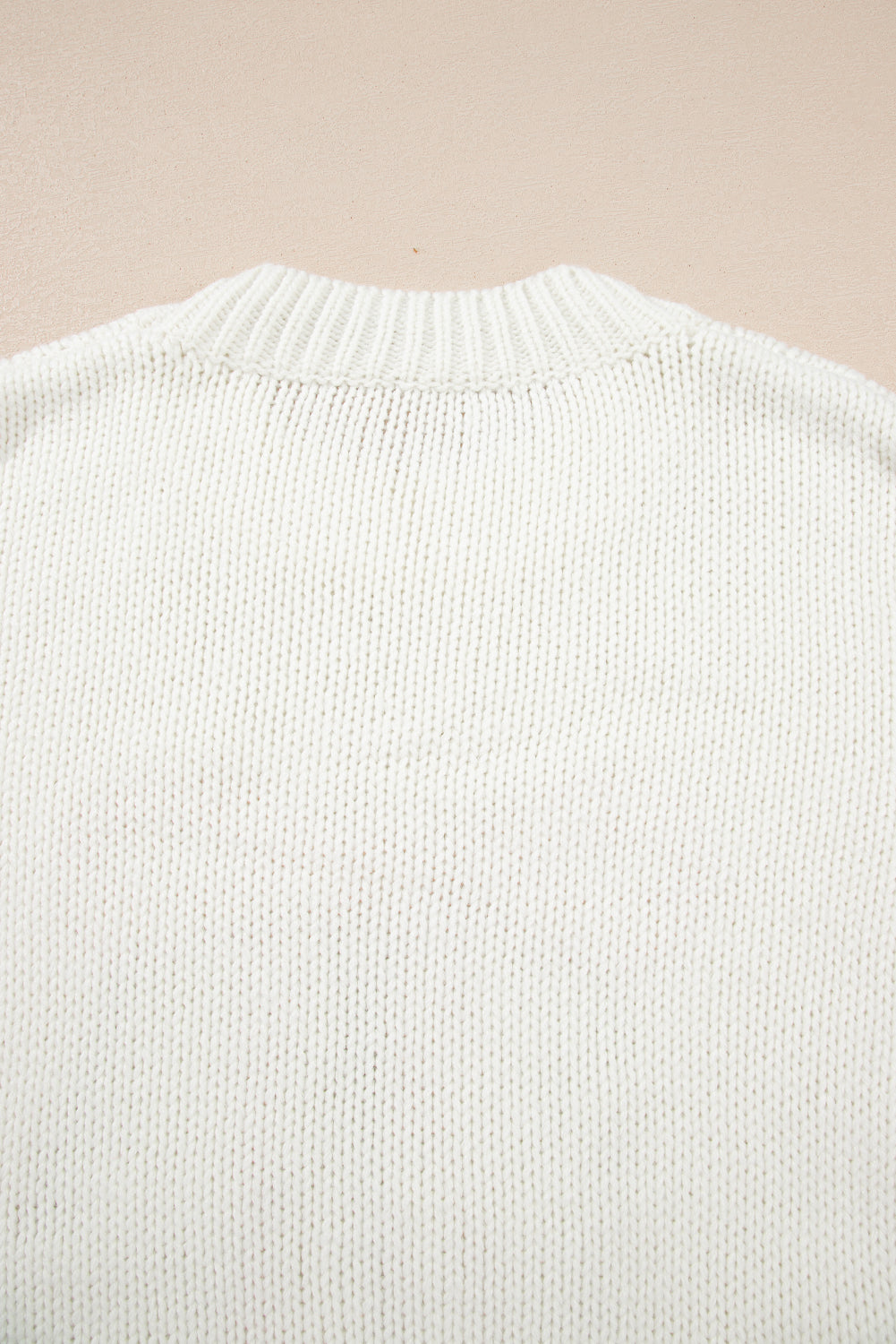 Embroidered Bow Boots Graphic Drop Shoulder Sweater