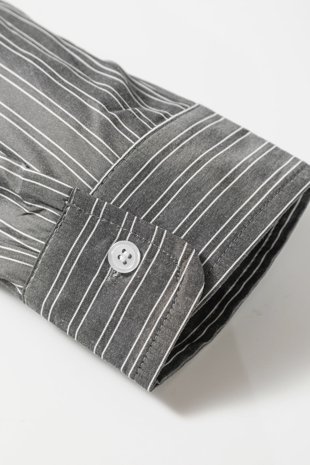 Stripe Button Up Oversized Casual Shirt