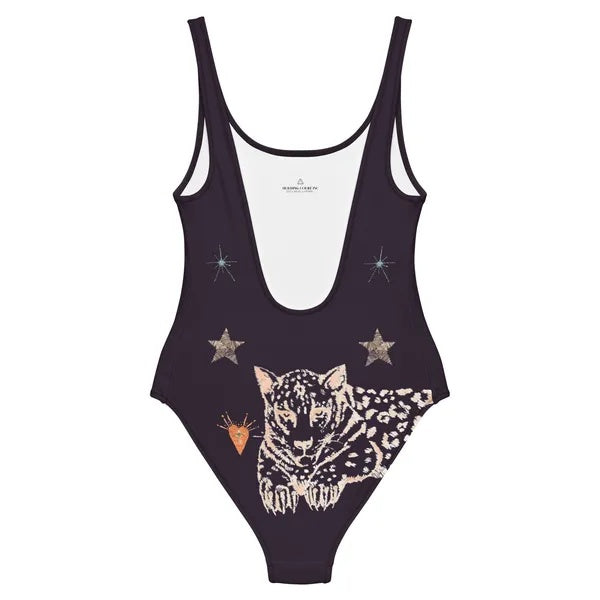 One Piece Swimsuit In Black Jaguar