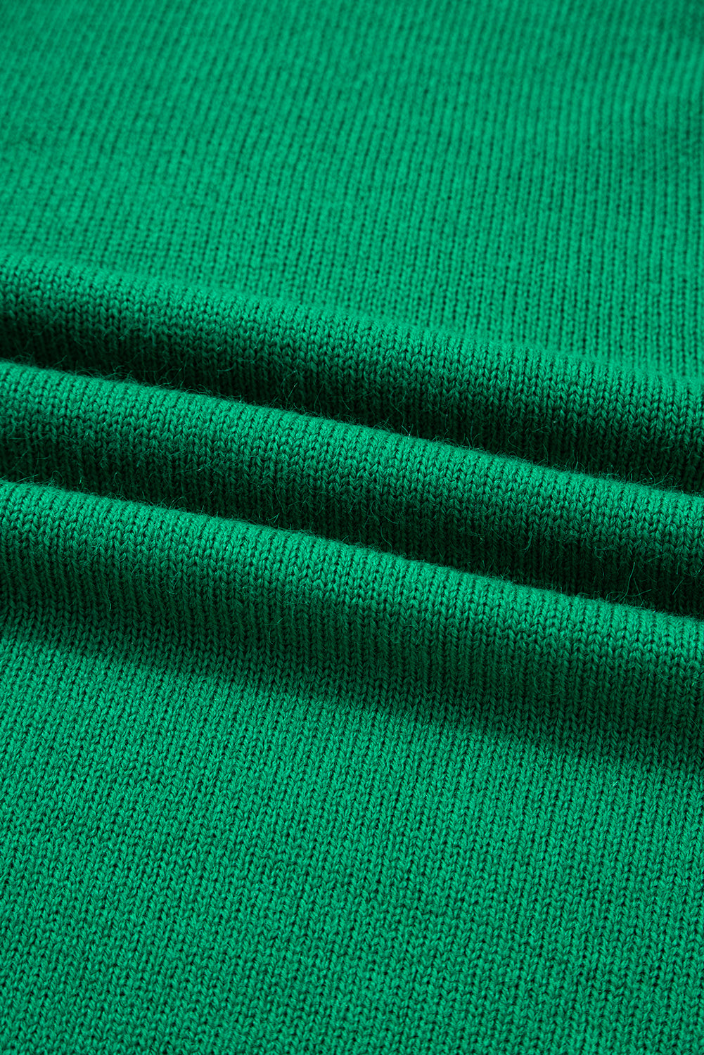 Solid Color Knit Button Drop Shoulder Sweater Cardigan