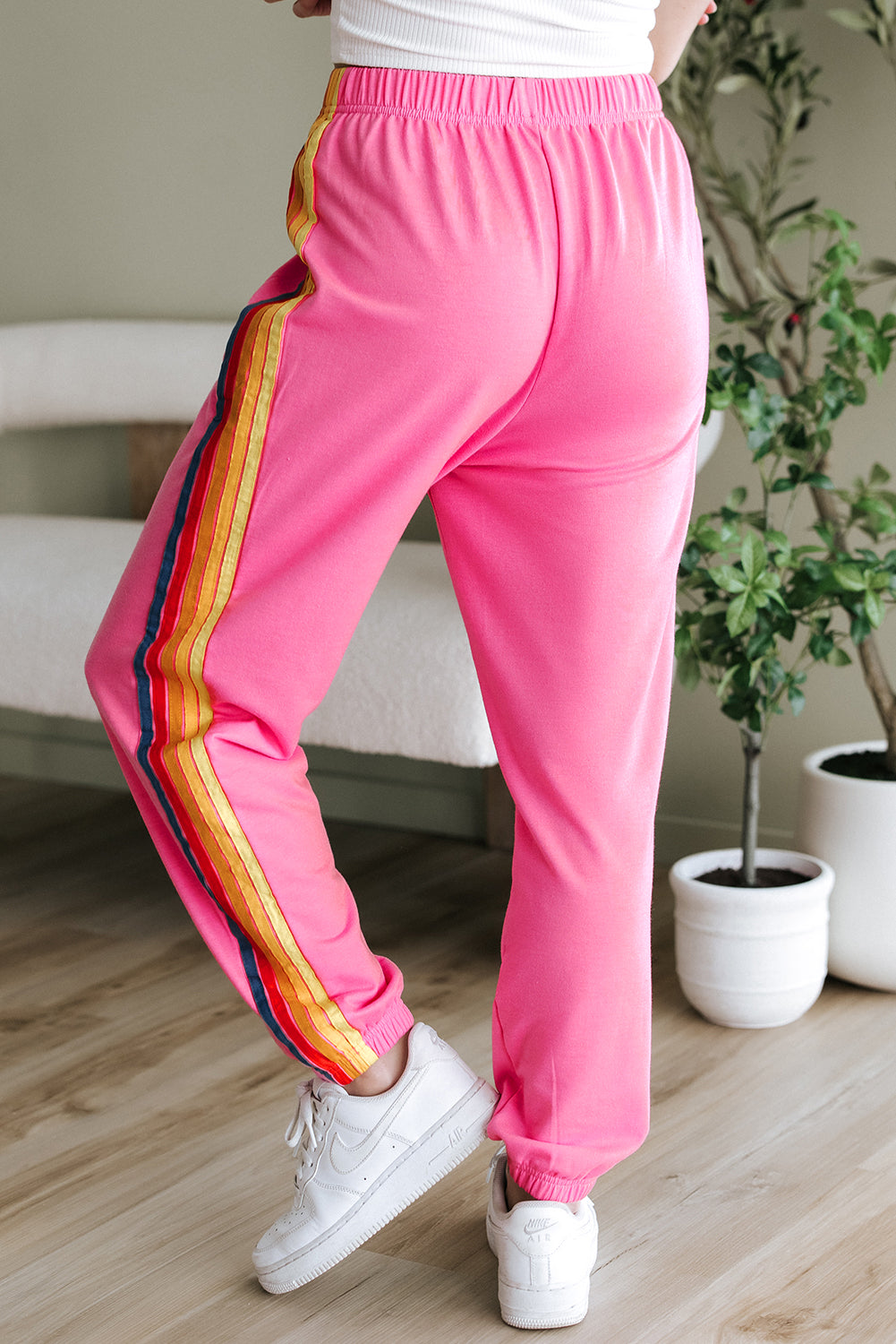 Counting Rainbows High Waist Sweatpants