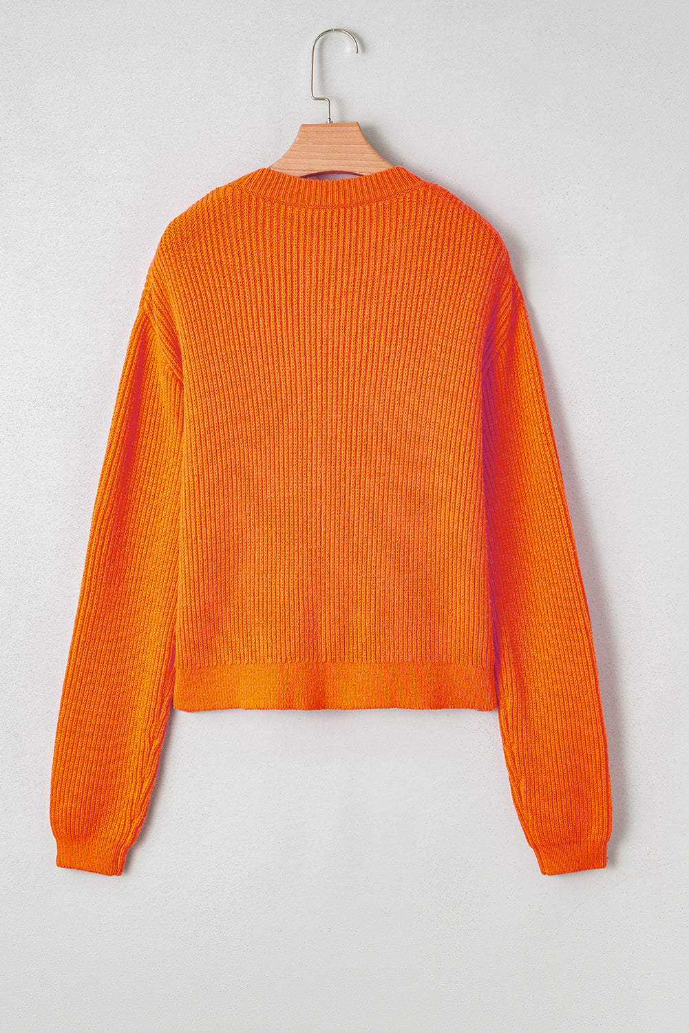 Thankful for my queens Ribbed Knit Drop Shoulder Graphic Sweater