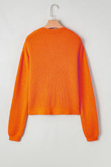 Thankful for my queens Ribbed Knit Drop Shoulder Graphic Sweater