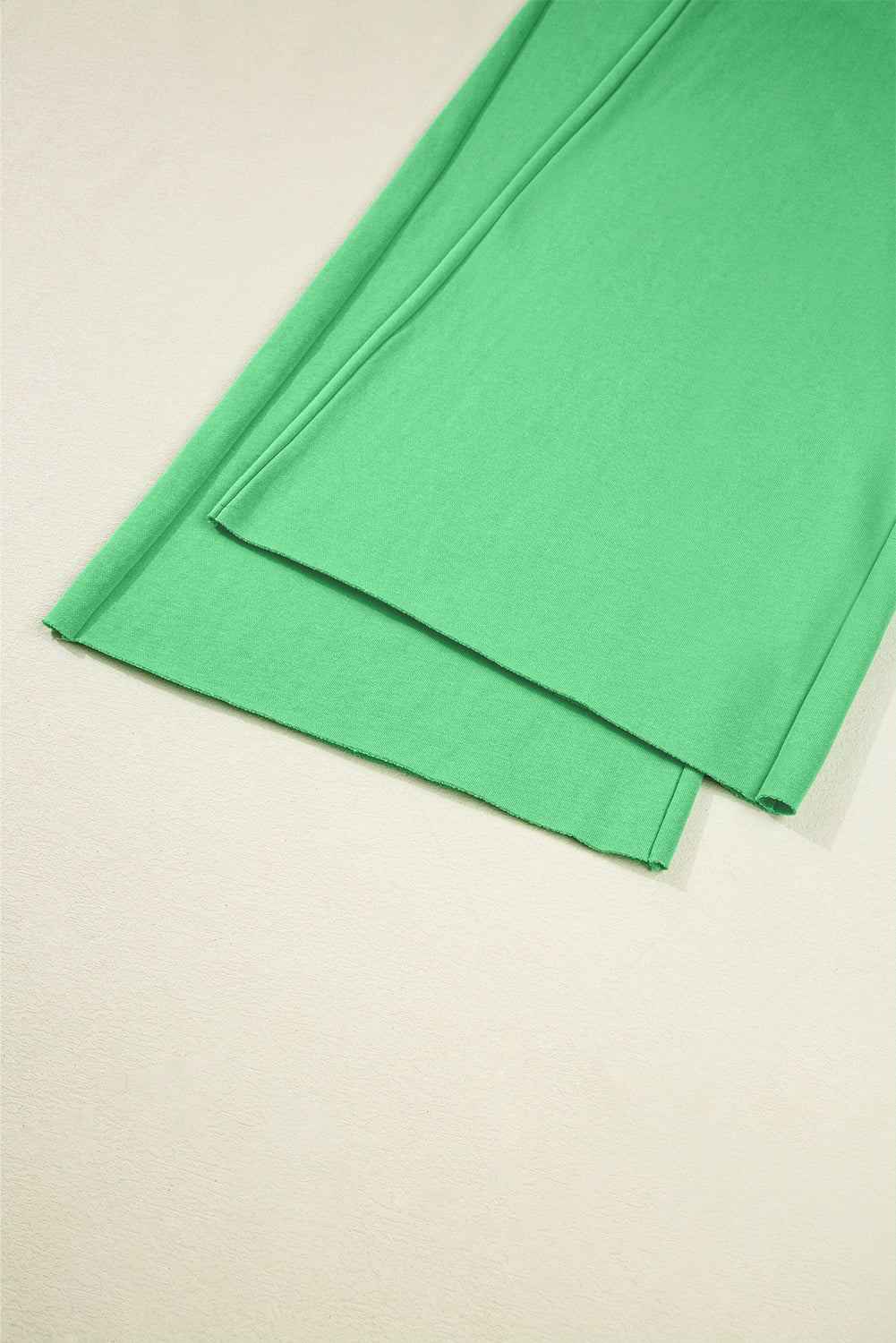 Drop Shoulder Puff Sleeve Crop Pullover Drawstring Wide Leg Pants Set