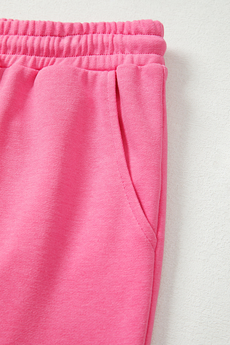 Plus Size Henley Drop Shoulder Pullover and Jogger Pants Two Piece Set