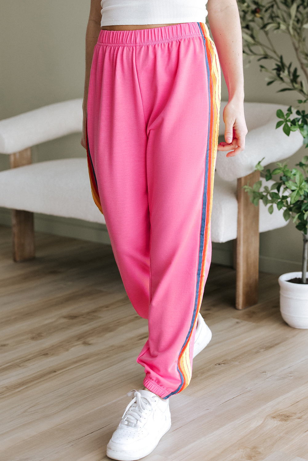 Counting Rainbows High Waist Sweatpants