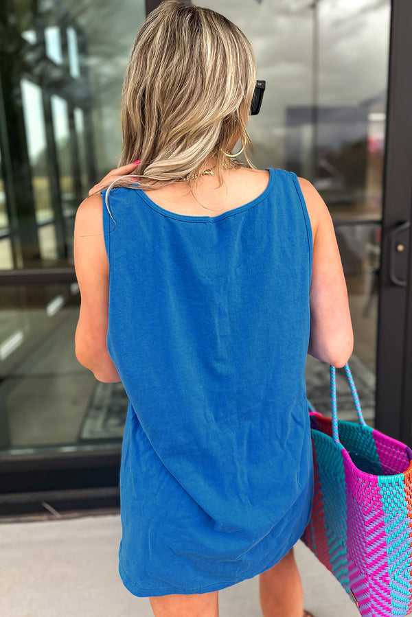 Sun Graphic Casual Tank Top