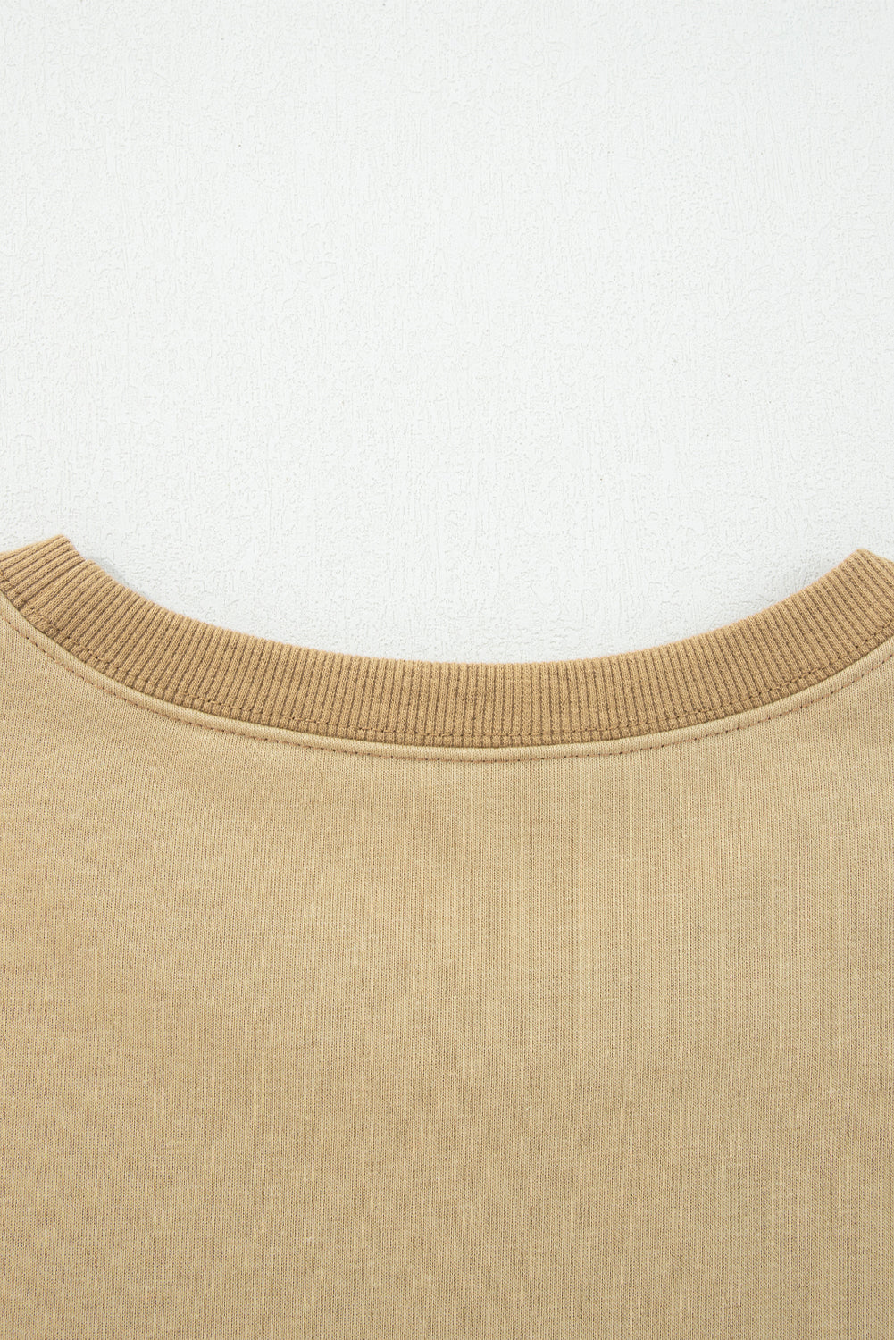 Contrast Star Patchwork Exposed Seam Uneven Hem Drop Shoulder Sweatshirt