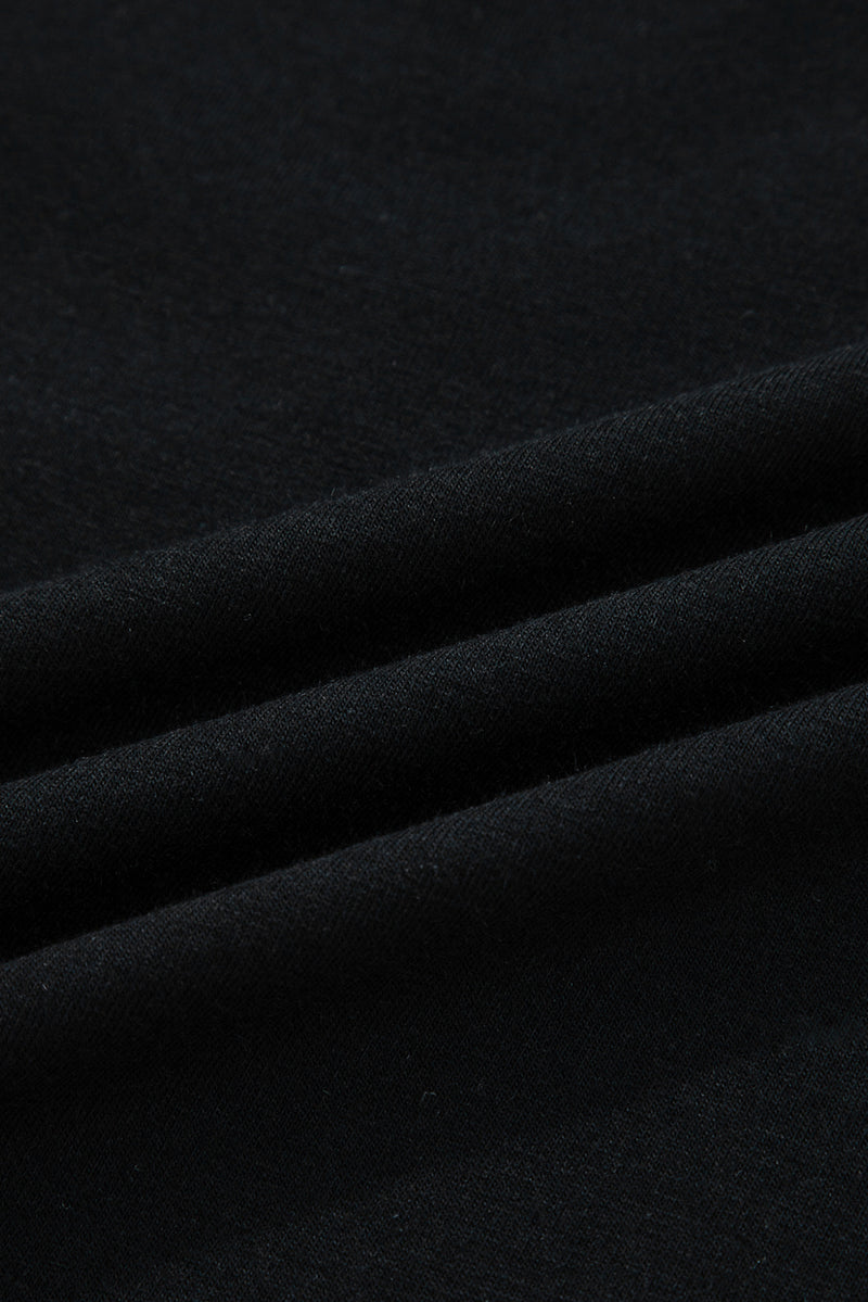 Lace Long Sleeve Insert Drop Shoulder Tee