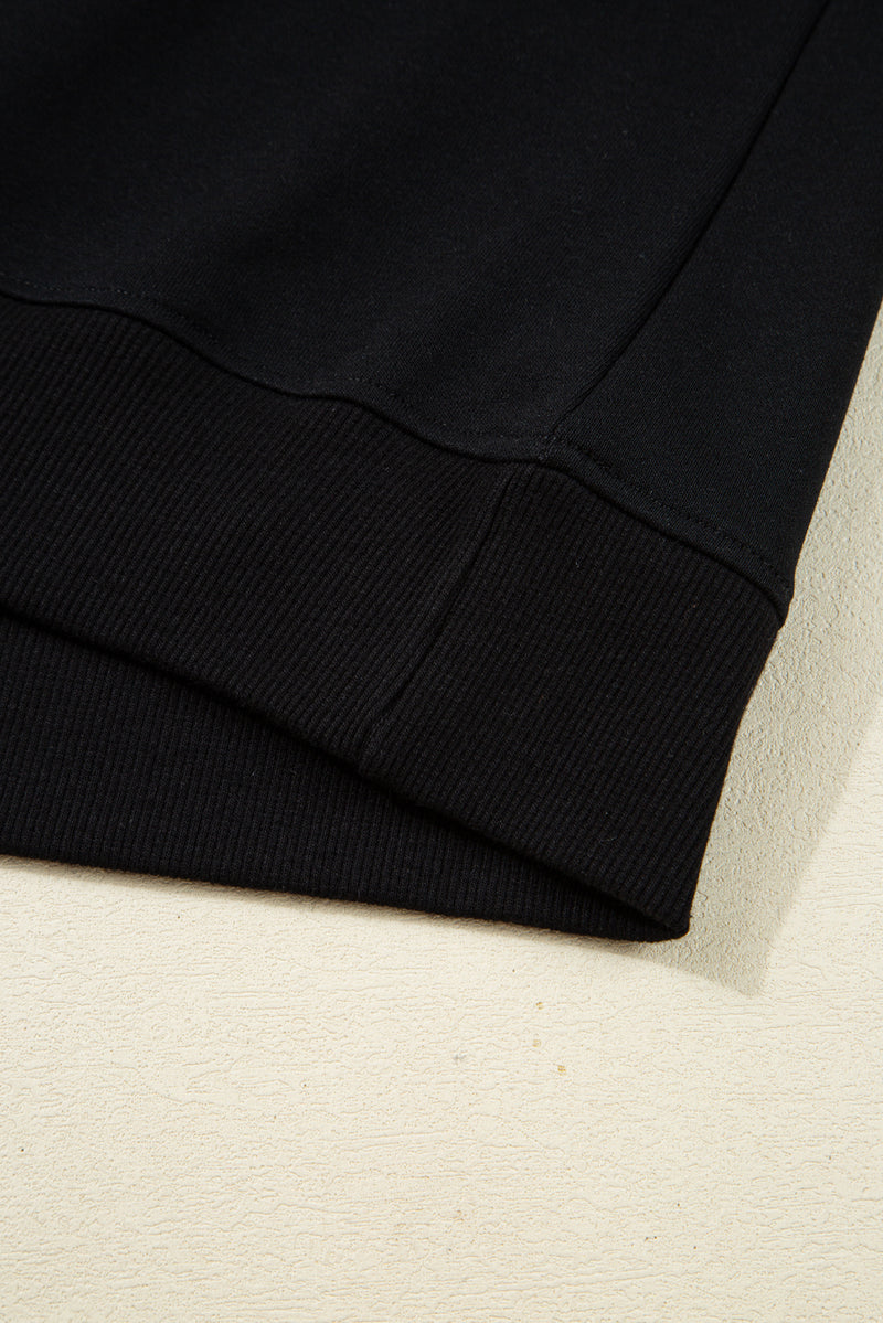 Chenille Game Day Graphic Drop Shoulder Sweatshirt