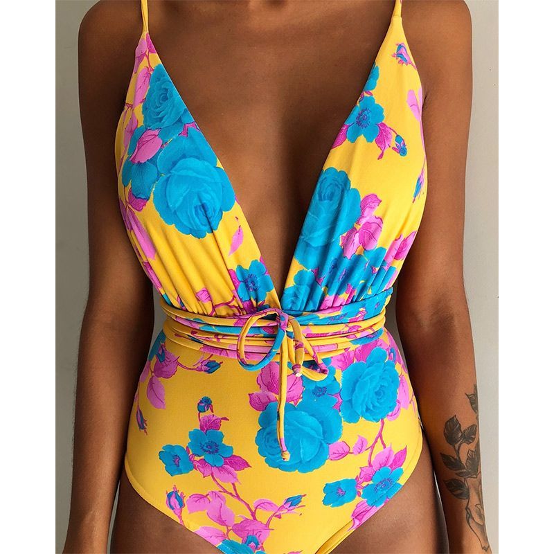 Women Swimwear Bikini Swimsuit Monokini One Piece Beach