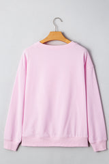 GAME DAY Football Rugby Print Casual Sweatshirt
