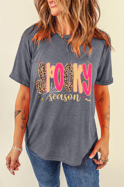 Spooky Season Playful Halloween Graphic T Shirt