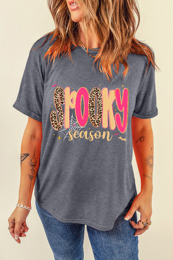Spooky Season Playful Halloween Graphic T Shirt