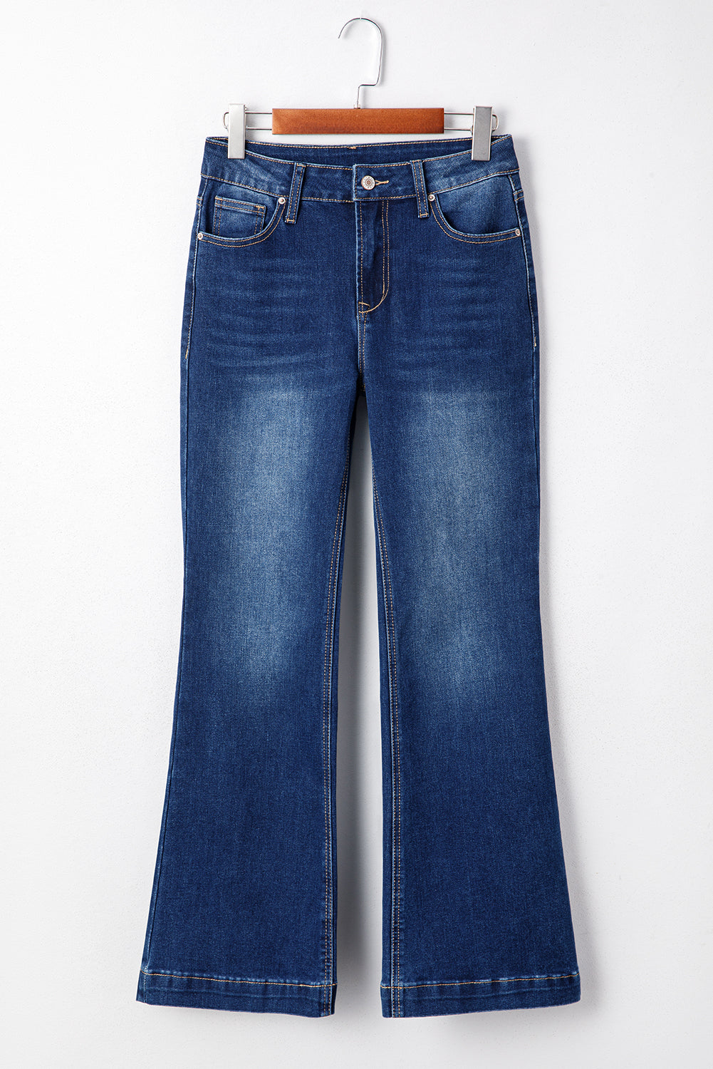 Western Stitch Patched Pocket Bootcut Jeans