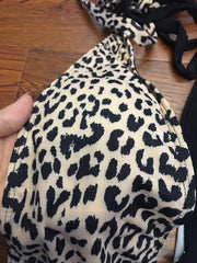 Animal Print one piece swimwuit