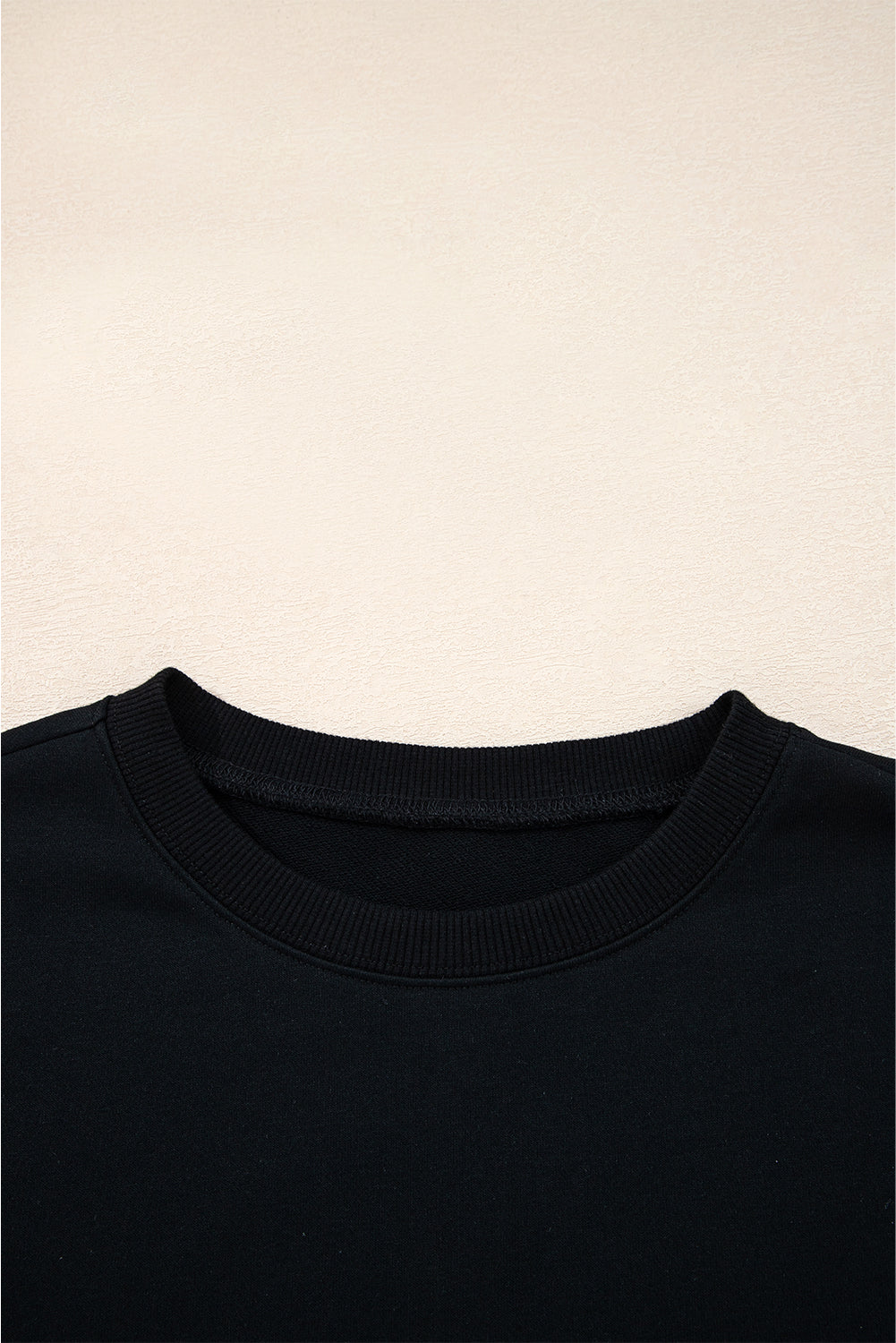 Varsity Striped Detail Drop Shoulder Oversized Sweatshirt