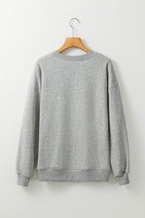 GAME DAY Rugby Bow Embroidered Casual Sweatshirt