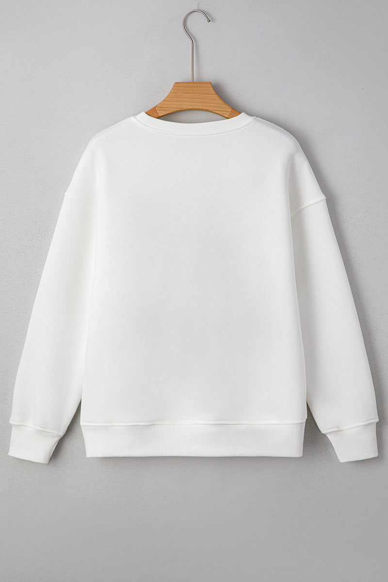 FARM FRESH PUMPKINS Embroidered Graphic Thanksgiving Holiday Sweatshirt