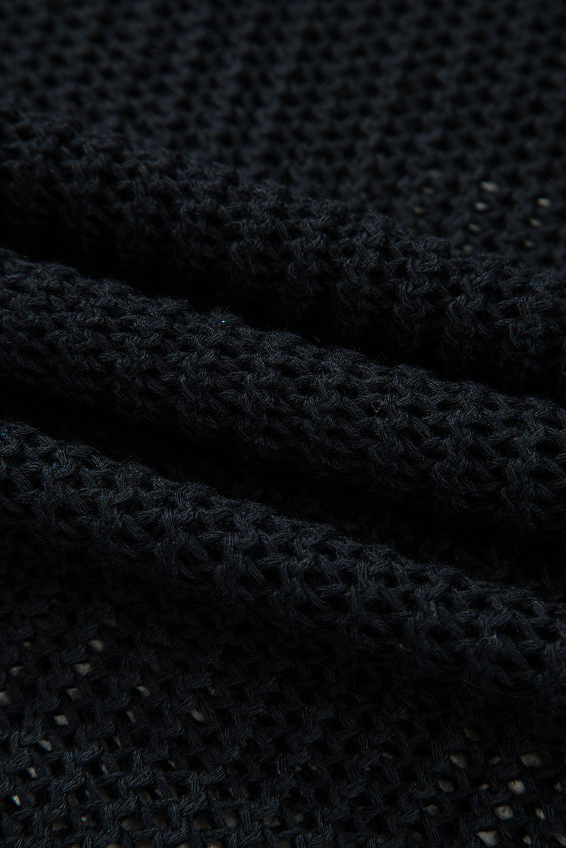 Crochet Hollow-out Jumper Top Sweater