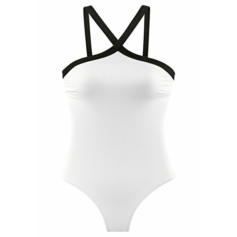 Women's Halter backless one-piece swimsuit