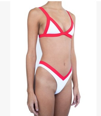 Split Bikini Deep V swimwear