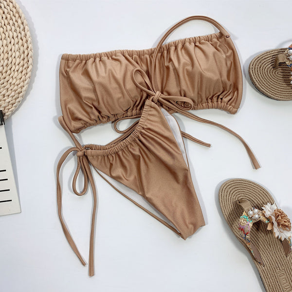 Strapy Beach Sexy Bikini Swimwear