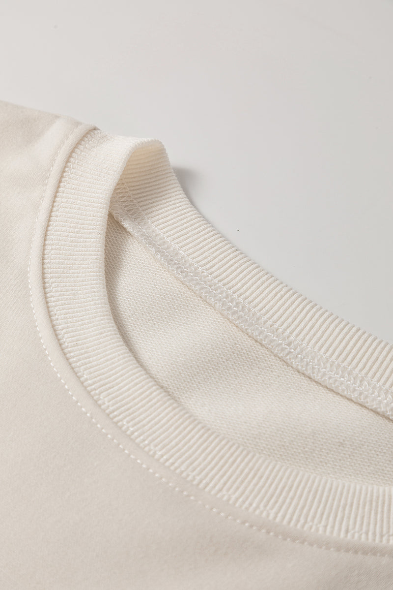 Contrast Plaid Long Sleeve Exposed Seam Patchwork Top