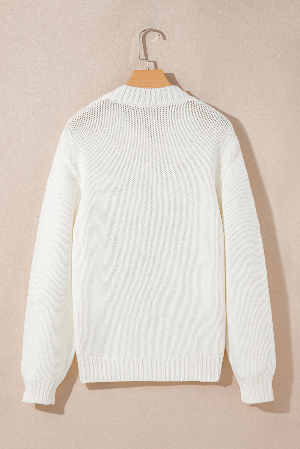 Embroidered Bow Boots Graphic Drop Shoulder Sweater