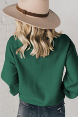 Solid Pearl Beaded Merry Casual Sweater
