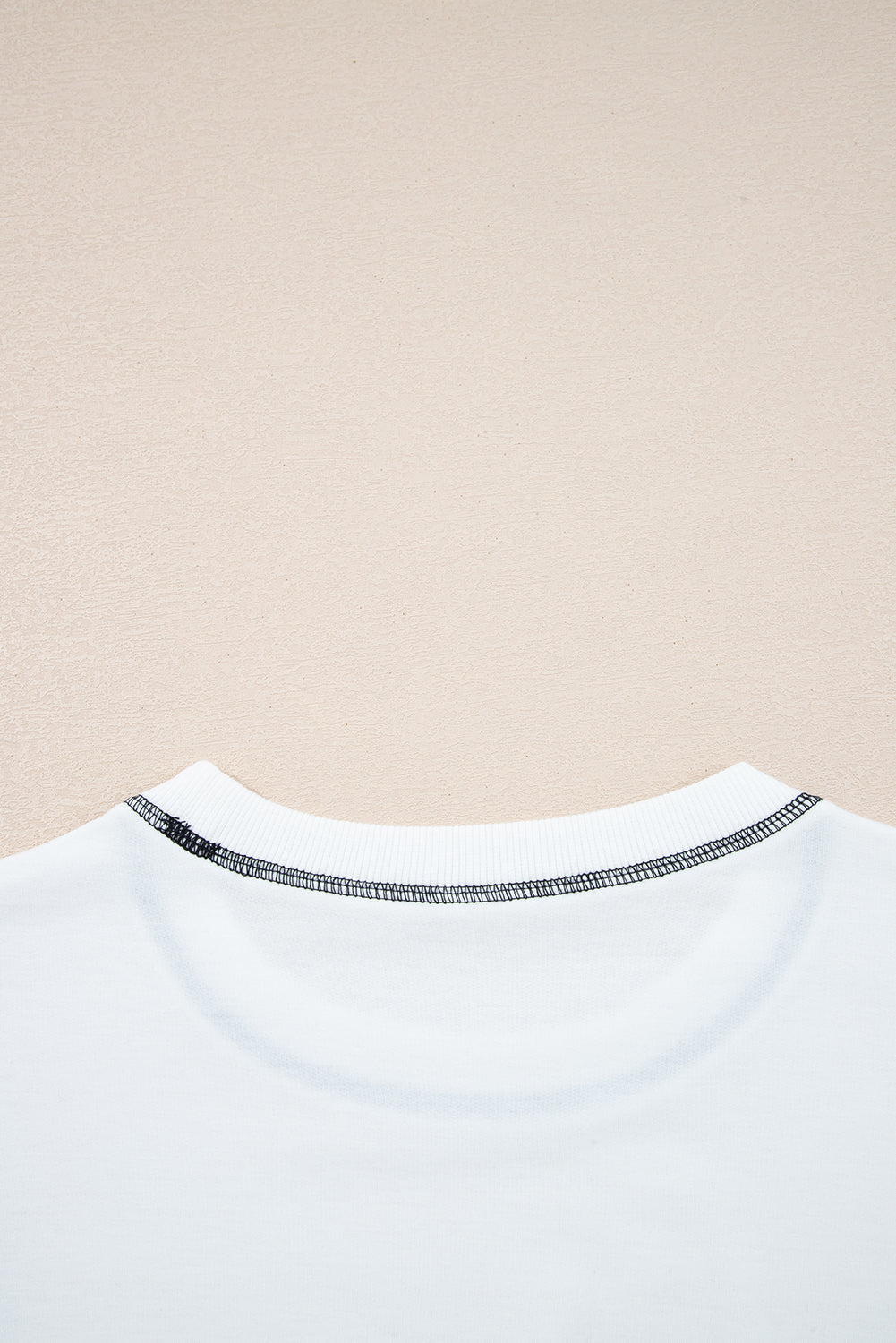 Stripe Colorblock Patchwork Contrast Stitching Oversize Sweatshirt