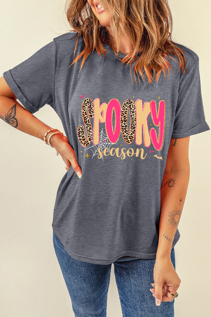 Spooky Season Playful Halloween Graphic T Shirt