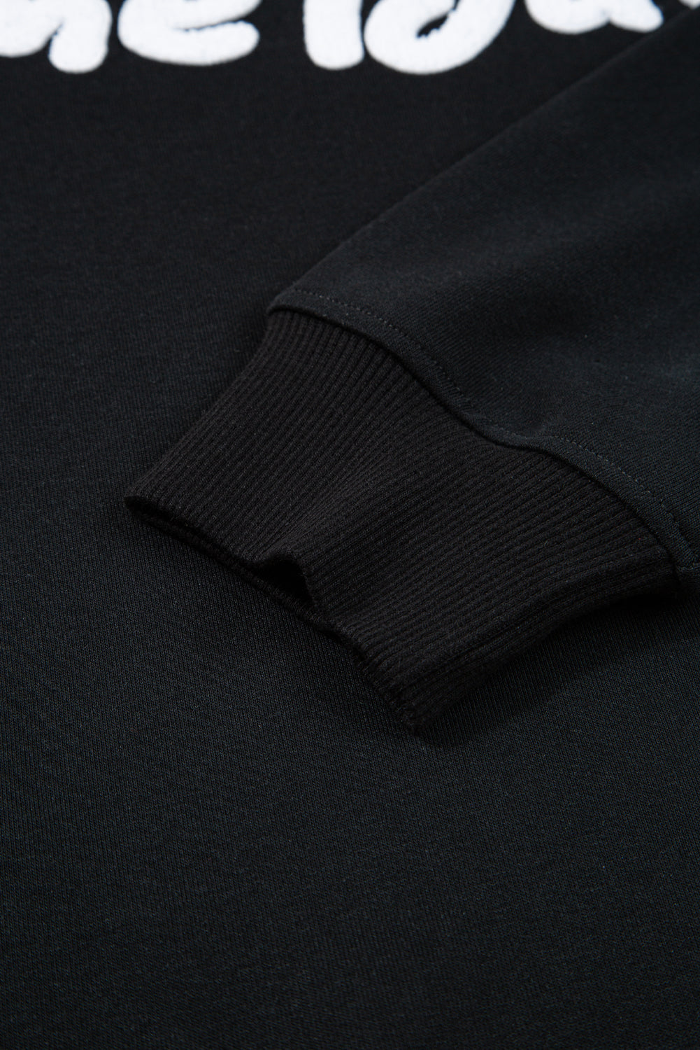 Chenille Game Day Graphic Drop Shoulder Sweatshirt