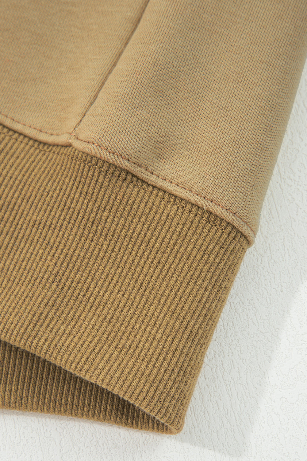 Contrast Star Patchwork Exposed Seam Uneven Hem Drop Shoulder Sweatshirt