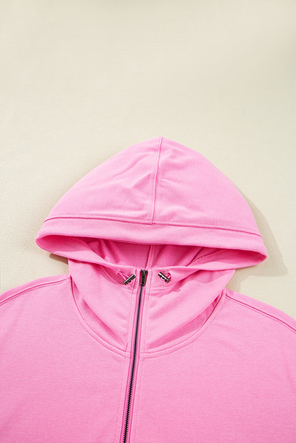 Checkered Patchwork Kangaroo Pocket Half Zipper Hoodie