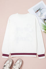 See You Cowboy Embroidered Western Graphic Sweater