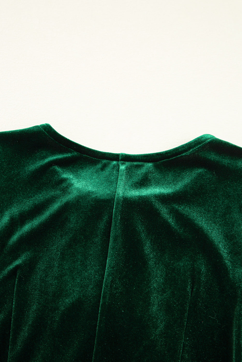 Bowknot Decor High Waist Velvet Mini Dress