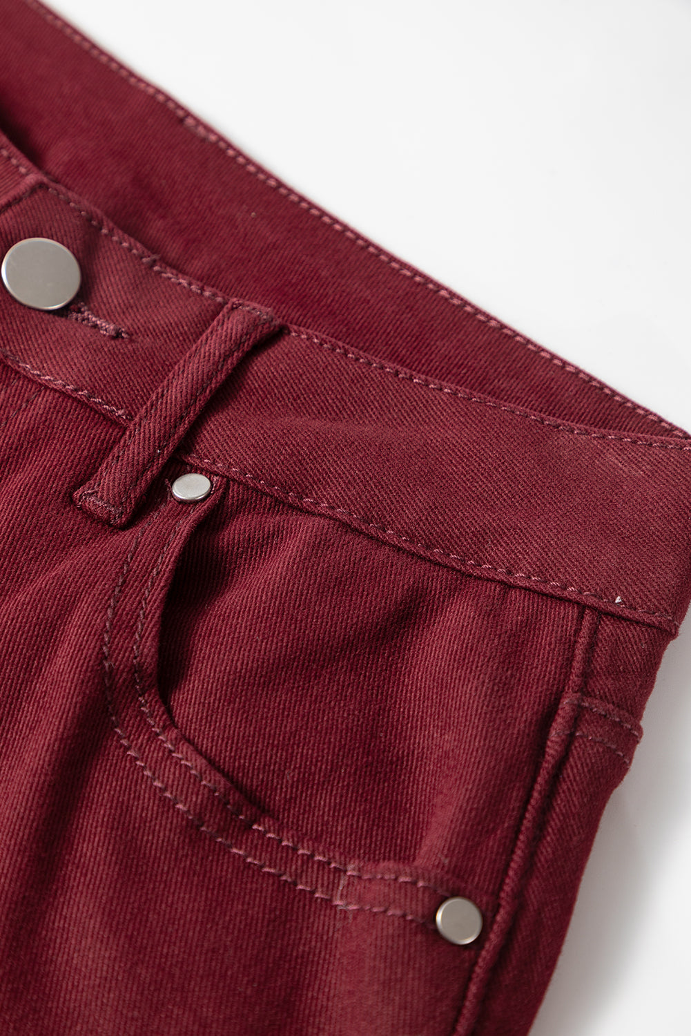 Dahlia Loose Straight High Waist Solid Color Jeans